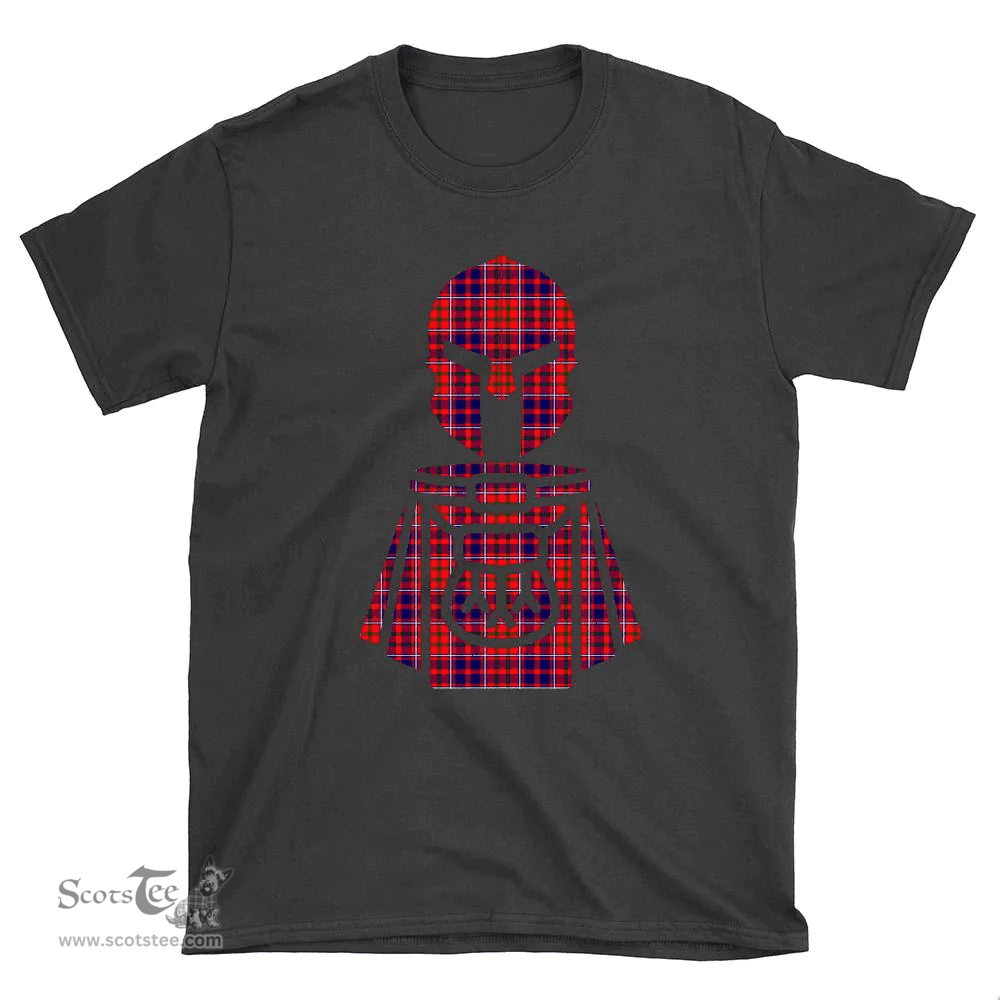 Scottish Cameron of Lochiel Modern Clan Tartan T-Shirt 2D - Kilt Warrior Style Scottish Plaid Tartan Plaid