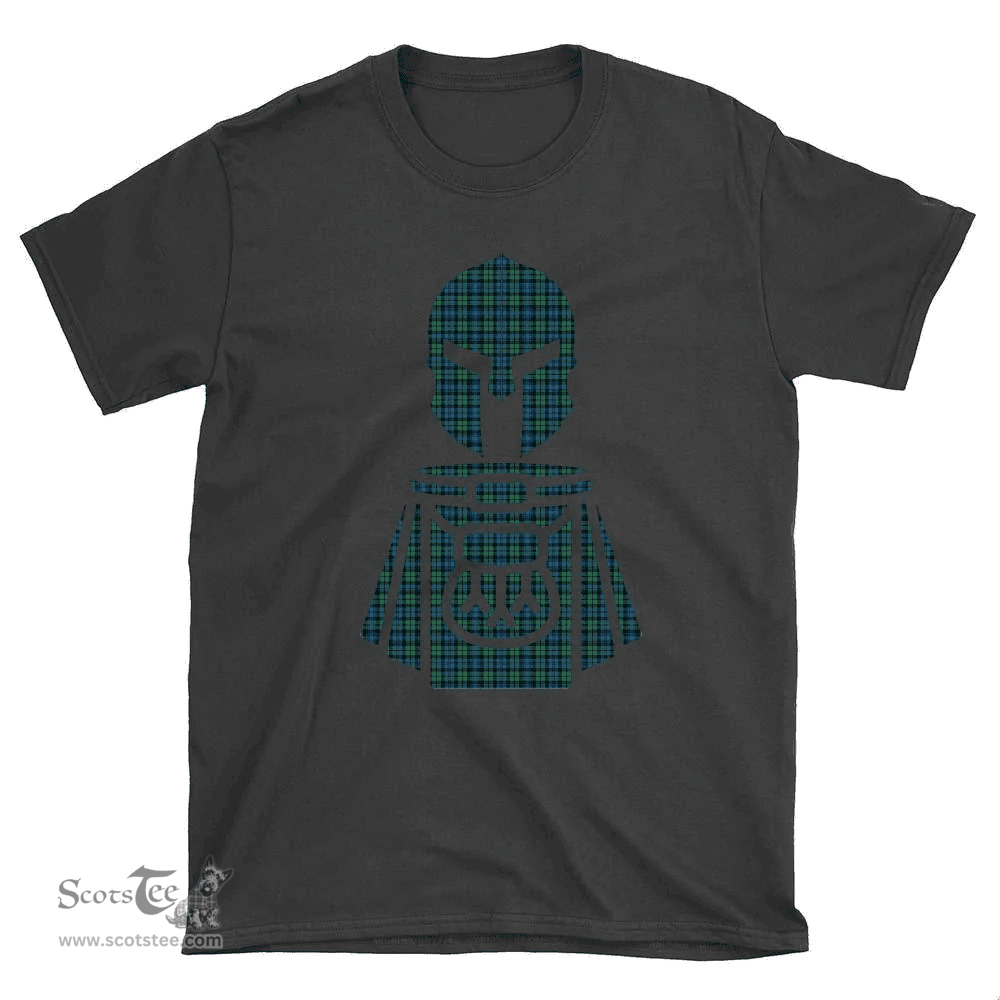 Scottish Campbell Ancient 02 Clan Tartan T-Shirt 2D - Kilt Warrior Style Scottish Plaid Tartan Plaid