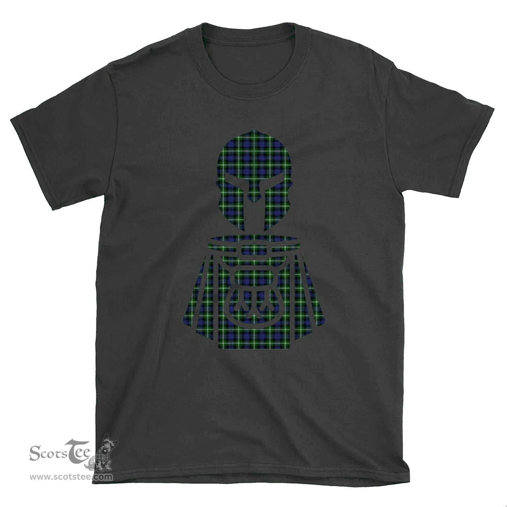 Scottish Baillie Modern Clan Tartan T-Shirt 2D - Kilt Warrior Style Scottish Plaid Tartan Plaid