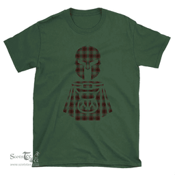 Scottish Buchan Ancient Clan Tartan T-Shirt 2D - Kilt Warrior Style Scottish Plaid Tartan Plaid
