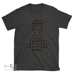 Scottish Buchan Ancient Clan Tartan T-Shirt 2D - Kilt Warrior Style Scottish Plaid Tartan Plaid