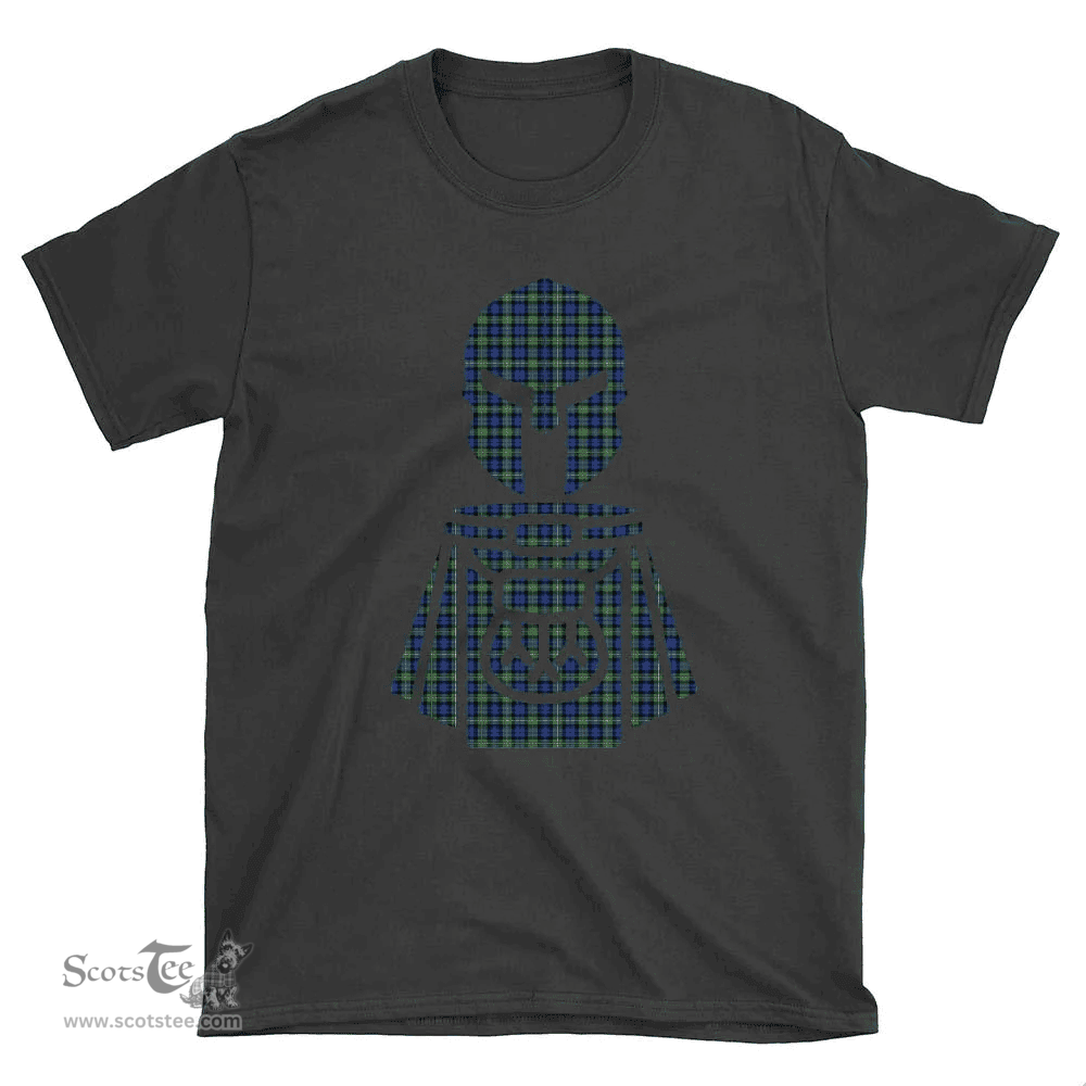 Scottish Campbell Argyll Ancient Clan Tartan T-Shirt 2D - Kilt Warrior Style Scottish Plaid Tartan Plaid