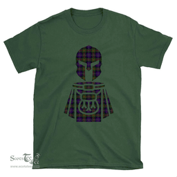 Scottish Cameron of Erracht Modern Clan Tartan T-Shirt 2D - Kilt Warrior Style Scottish Plaid Tartan Plaid