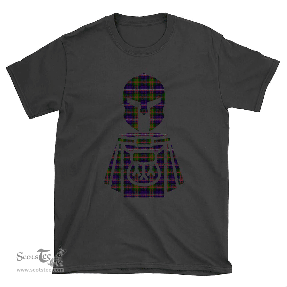 Scottish Cameron of Erracht Modern Clan Tartan T-Shirt 2D - Kilt Warrior Style Scottish Plaid Tartan Plaid
