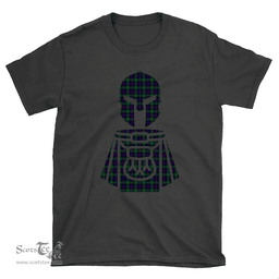 Scottish Campbell of Cawdor Modern Clan Tartan T-Shirt 2D - Kilt Warrior Style Scottish Plaid Tartan Plaid