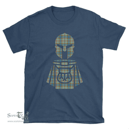 Scottish Balfour Blue Clan Tartan T-Shirt 2D - Kilt Warrior Style Scottish Plaid Tartan Plaid