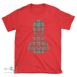 Scottish Balfour Blue Clan Tartan T-Shirt 2D - Kilt Warrior Style Scottish Plaid Tartan Plaid