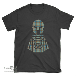 Scottish Balfour Blue Clan Tartan T-Shirt 2D - Kilt Warrior Style Scottish Plaid Tartan Plaid