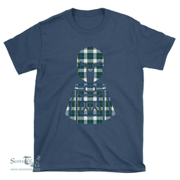 Scottish Campbell Dress Clan Tartan T-Shirt 2D - Kilt Warrior Style Scottish Plaid Tartan Plaid