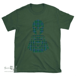 Scottish Urquhart Ancient Clan Tartan T-Shirt 2D - Kilt Warrior Style Scottish Plaid Tartan Plaid
