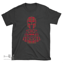 Scottish Shaw Red Modern Clan Tartan T-Shirt 2D - Kilt Warrior Style Scottish Plaid Tartan Plaid