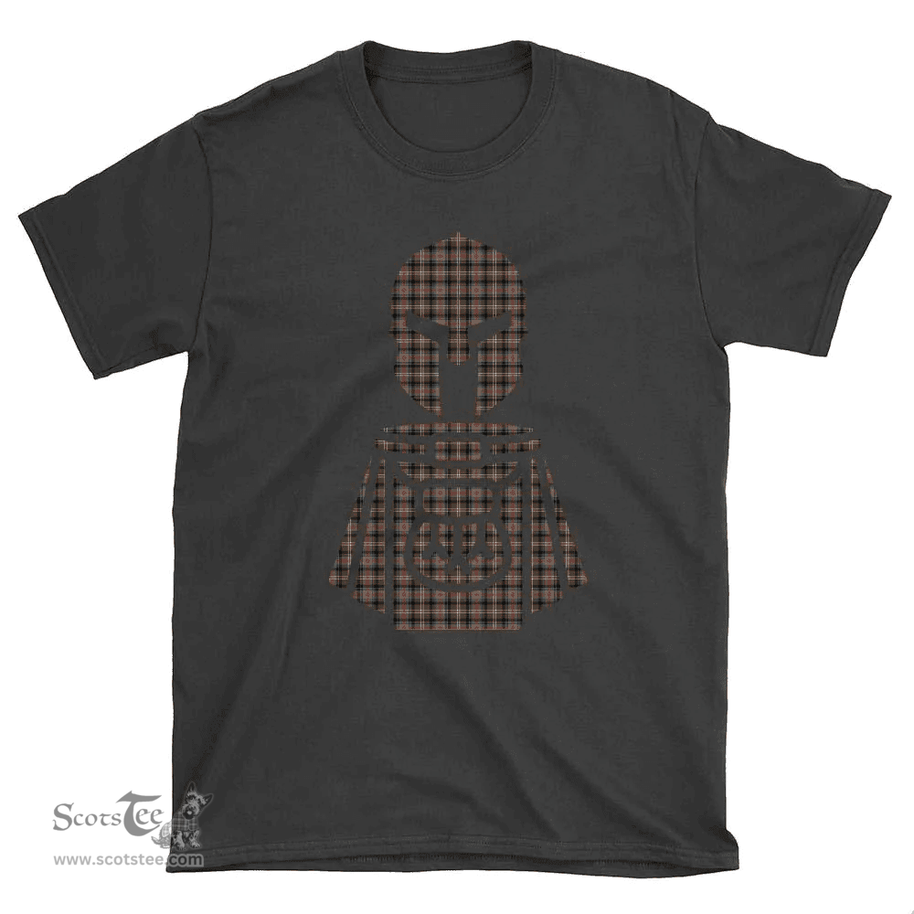 Scottish Sutherland Weathered Clan Tartan T-Shirt 2D - Kilt Warrior Style Scottish Plaid Tartan Plaid