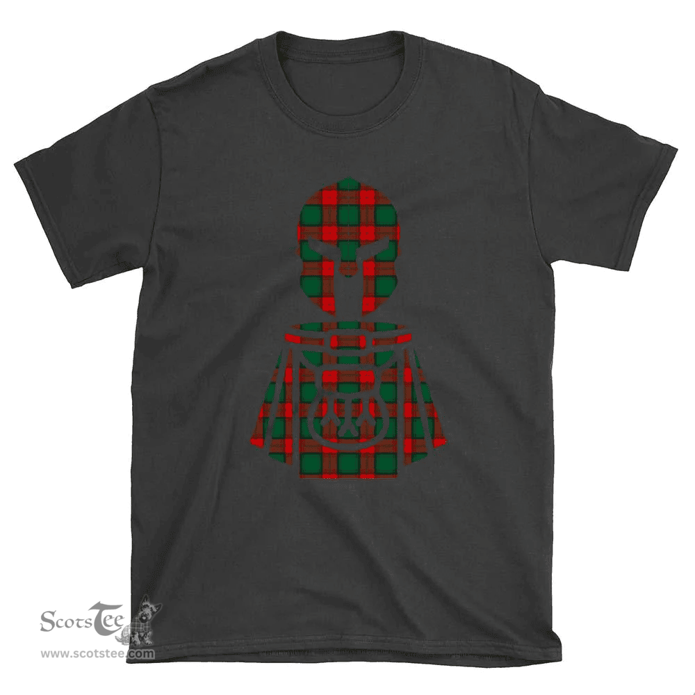 Scottish Stewart Atholl Modern Clan Tartan T-Shirt 2D - Kilt Warrior Style Scottish Plaid Tartan Plaid