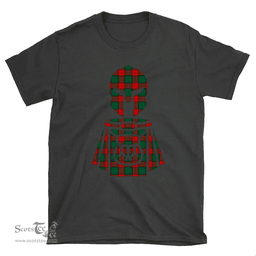 Scottish Stewart Atholl Modern Clan Tartan T-Shirt 2D - Kilt Warrior Style Scottish Plaid Tartan Plaid