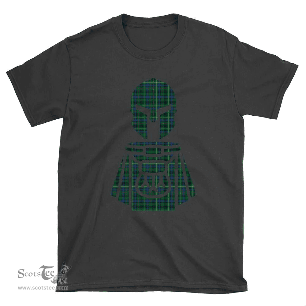 Scottish Stewart Hunting Modern Clan Tartan T-Shirt 2D - Kilt Warrior Style Scottish Plaid Tartan Plaid