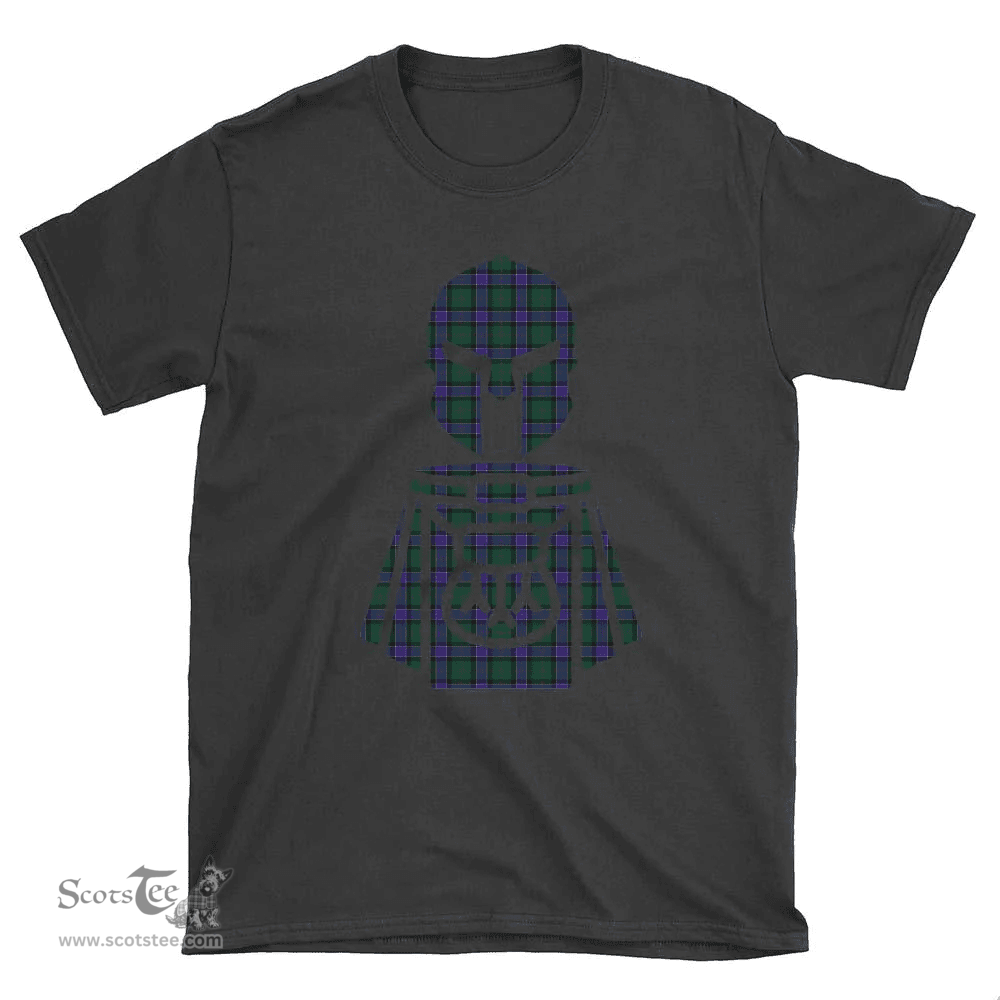 Scottish Sinclair Hunting Modern Clan Tartan T-Shirt 2D - Kilt Warrior Style Scottish Plaid Tartan Plaid