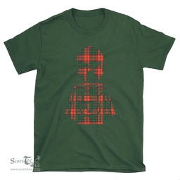 Scottish Stewart of Appin Ancient Clan Tartan T-Shirt 2D - Kilt Warrior Style Scottish Plaid Tartan Plaid