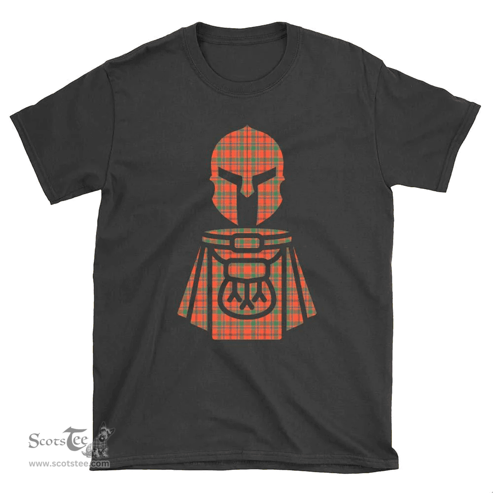 Scottish Munro Ancient Clan Tartan T-Shirt 2D - Kilt Warrior Style Scottish Plaid Tartan Plaid