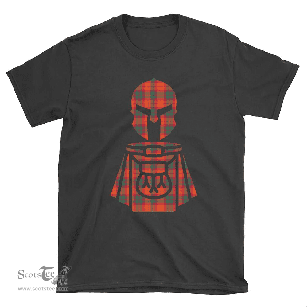 Scottish MacNab Ancient Clan Tartan T-Shirt 2D - Kilt Warrior Style Scottish Plaid Tartan Plaid