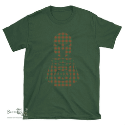 Scottish Menzies Green Ancient Clan Tartan T-Shirt 2D - Kilt Warrior Style Scottish Plaid Tartan Plaid