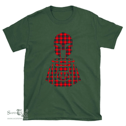 Scottish Ruthven Modern Clan Tartan T-Shirt 2D - Kilt Warrior Style Scottish Plaid Tartan Plaid