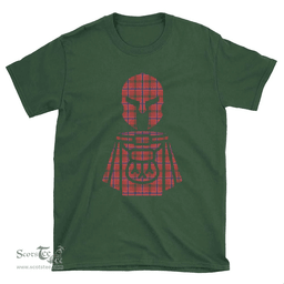 Scottish MacRae Ancient Clan Tartan T-Shirt 2D - Kilt Warrior Style Scottish Plaid Tartan Plaid