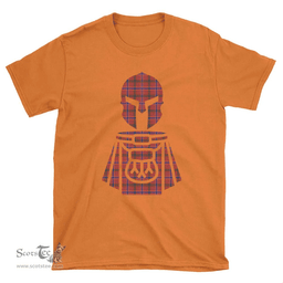 Scottish MacRae Ancient Clan Tartan T-Shirt 2D - Kilt Warrior Style Scottish Plaid Tartan Plaid