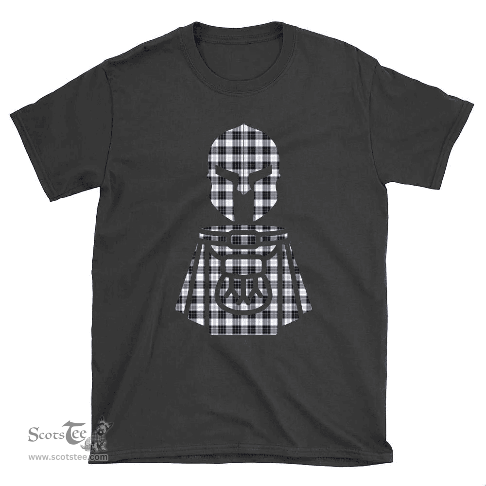 Scottish MacRae Dress Modern Clan Tartan T-Shirt 2D - Kilt Warrior Style Scottish Plaid Tartan Plaid