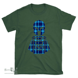 Scottish McKerrell Clan Tartan T-Shirt 2D - Kilt Warrior Style Scottish Plaid Tartan Plaid
