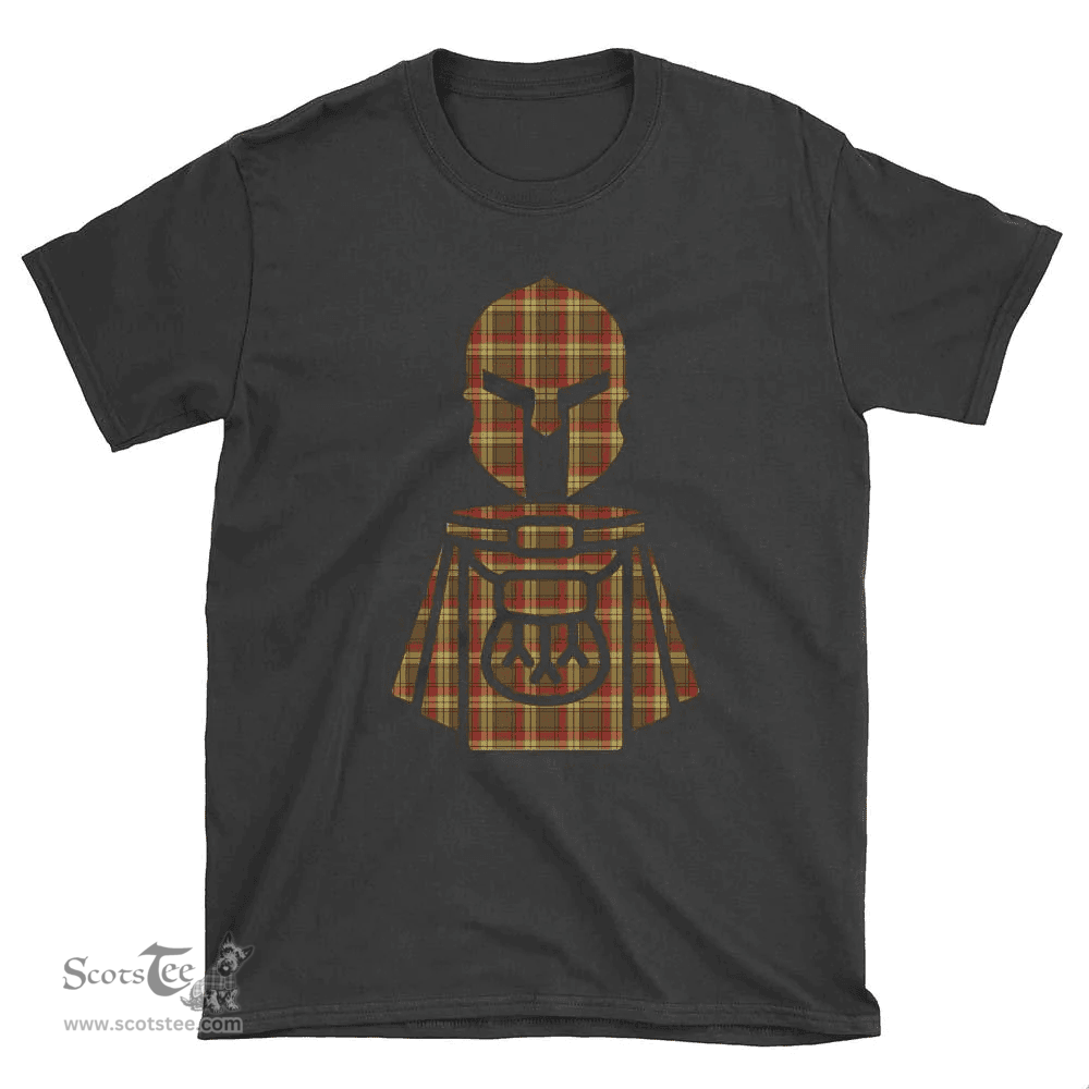 Scottish MacMillan Old Weathered Clan Tartan T-Shirt 2D - Kilt Warrior Style Scottish Plaid Tartan Plaid