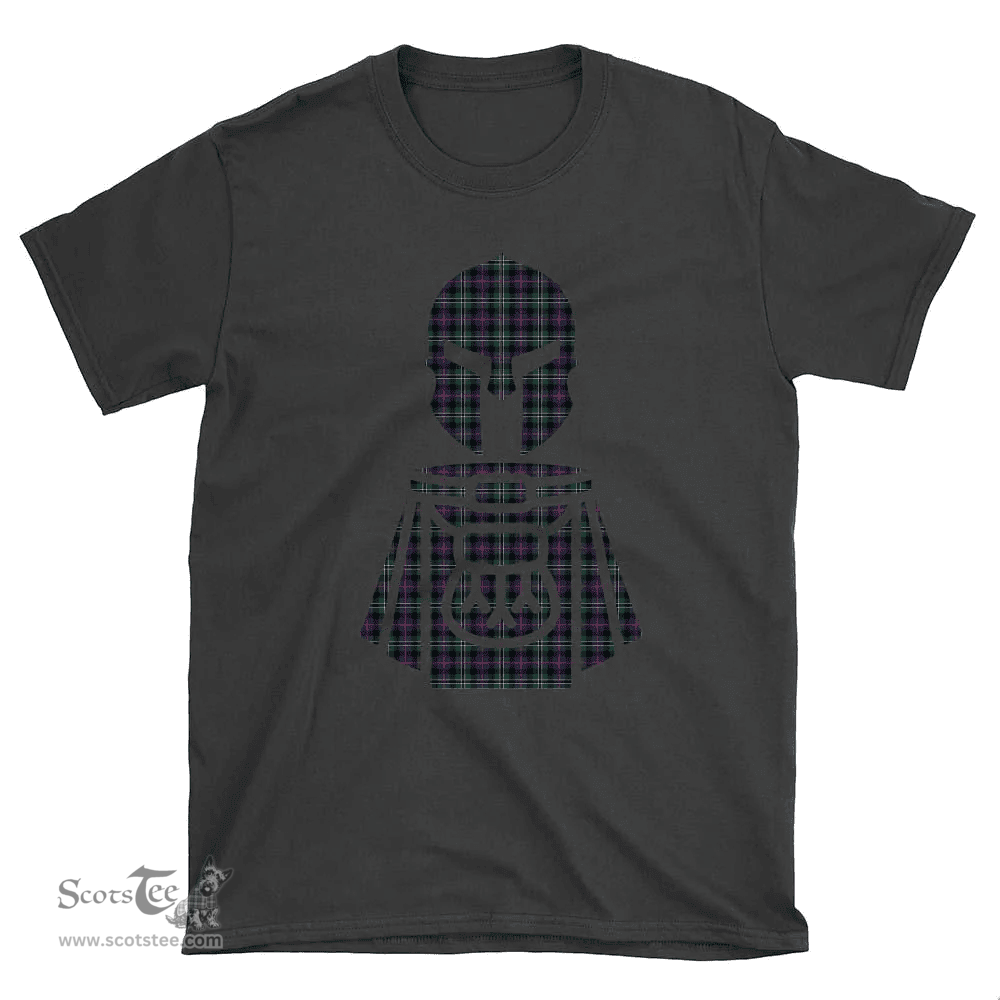 Scottish Rose Hunting Modern Clan Tartan T-Shirt 2D - Kilt Warrior Style Scottish Plaid Tartan Plaid