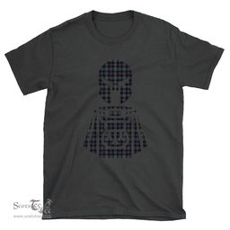 Scottish Rose Hunting Modern Clan Tartan T-Shirt 2D - Kilt Warrior Style Scottish Plaid Tartan Plaid
