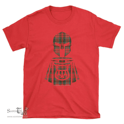 Scottish MacPherson Weathered Clan Tartan T-Shirt 2D - Kilt Warrior Style Scottish Plaid Tartan Plaid