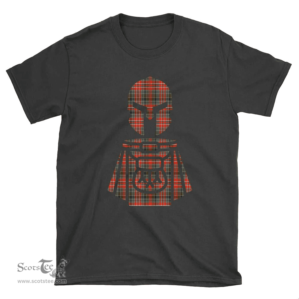 Scottish MacPherson Weathered Clan Tartan T-Shirt 2D - Kilt Warrior Style Scottish Plaid Tartan Plaid