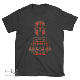 Scottish MacPherson Weathered Clan Tartan T-Shirt 2D - Kilt Warrior Style Scottish Plaid Tartan Plaid