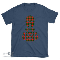 Scottish Pollock Modern Clan Tartan T-Shirt 2D - Kilt Warrior Style Scottish Plaid Tartan Plaid