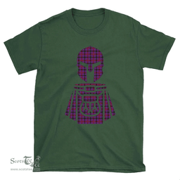 Scottish Montgomery Modern Clan Tartan T-Shirt 2D - Kilt Warrior Style Scottish Plaid Tartan Plaid