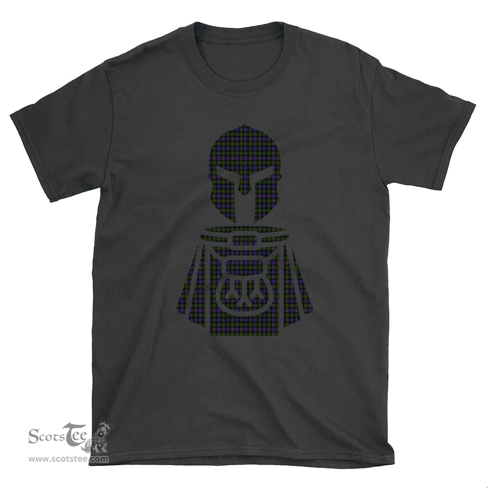 Scottish Murray of Atholl Modern Clan Tartan T-Shirt 2D - Kilt Warrior Style Scottish Plaid Tartan Plaid