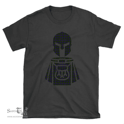 Scottish Murray of Atholl Modern Clan Tartan T-Shirt 2D - Kilt Warrior Style Scottish Plaid Tartan Plaid
