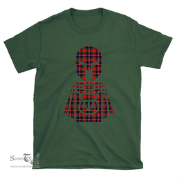 Scottish MacPherson Modern Clan Tartan T-Shirt 2D - Kilt Warrior Style Scottish Plaid Tartan Plaid
