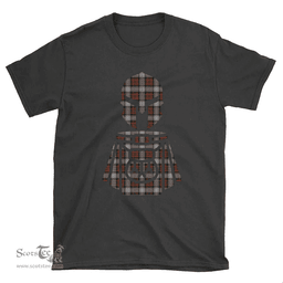 Scottish MacRae Hunting Weathered Clan Tartan T-Shirt 2D - Kilt Warrior Style Scottish Plaid Tartan Plaid