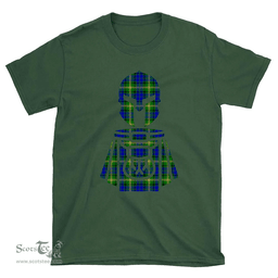 Scottish Maitland Clan Tartan T-Shirt 2D - Kilt Warrior Style Scottish Plaid Tartan Plaid