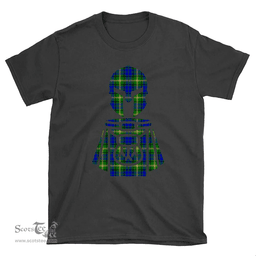 Scottish Maitland Clan Tartan T-Shirt 2D - Kilt Warrior Style Scottish Plaid Tartan Plaid