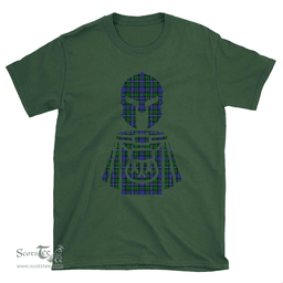 Scottish Robertson Hunting Modern Clan Tartan T-Shirt 2D - Kilt Warrior Style Scottish Plaid Tartan Plaid