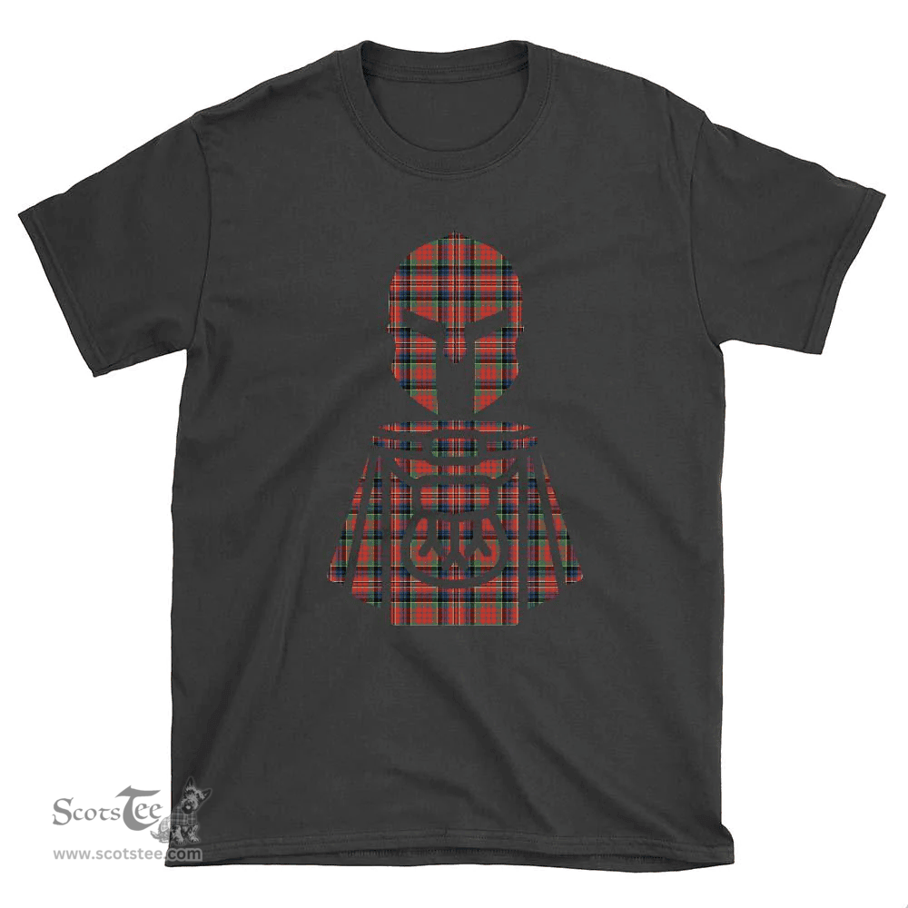 Scottish MacPherson Ancient Clan Tartan T-Shirt 2D - Kilt Warrior Style Scottish Plaid Tartan Plaid