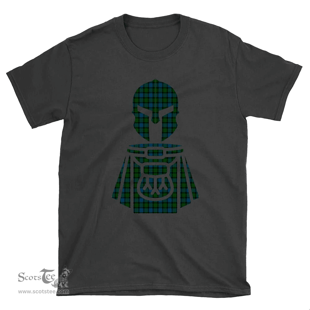 Scottish MacKay Modern Clan Tartan T-Shirt 2D - Kilt Warrior Style Scottish Plaid Tartan Plaid