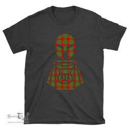 Scottish MacGregor Modern Clan Tartan T-Shirt 2D - Kilt Warrior Style Scottish Plaid Tartan Plaid