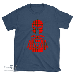 Scottish MacDonald of Sleat Clan Tartan T-Shirt 2D - Kilt Warrior Style Scottish Plaid Tartan Plaid
