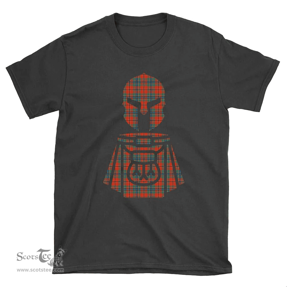 Scottish MacLean of Duart Ancient Clan Tartan T-Shirt 2D - Kilt Warrior Style Scottish Plaid Tartan Plaid