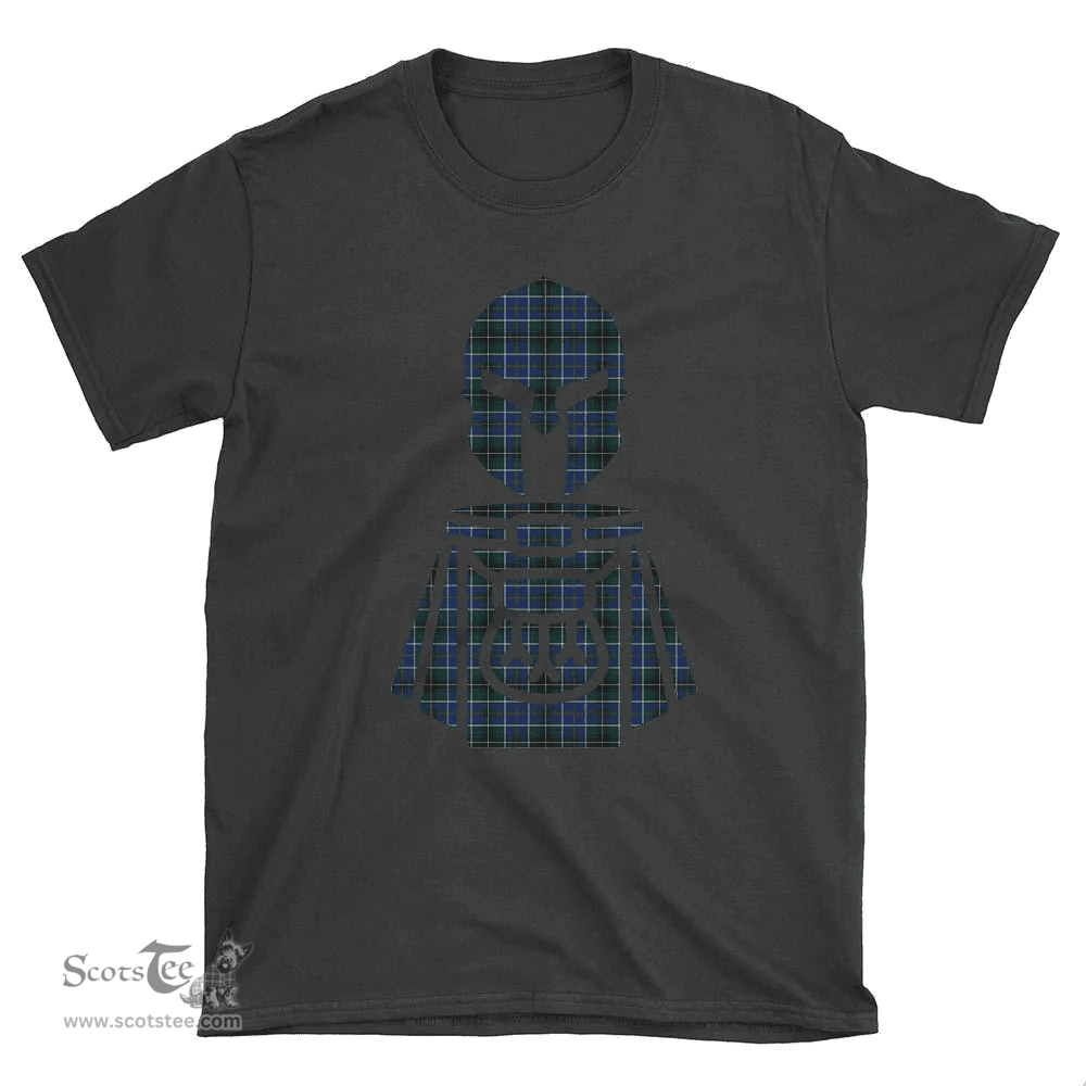Scottish MacInnes Modern Clan Tartan T-Shirt 2D - Kilt Warrior Style Scottish Plaid Tartan Plaid